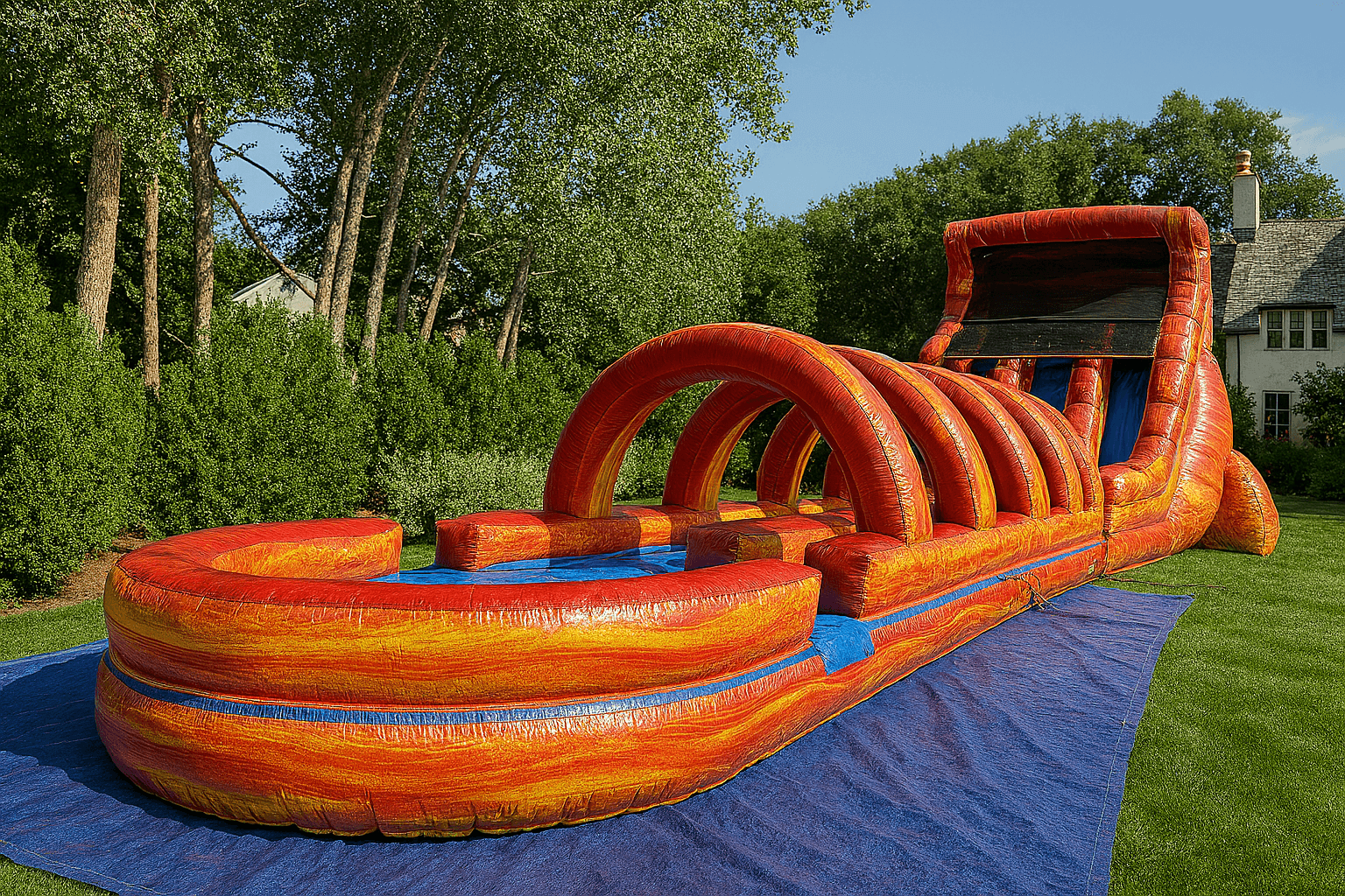Slip-’n-Slide Obstacle Courses